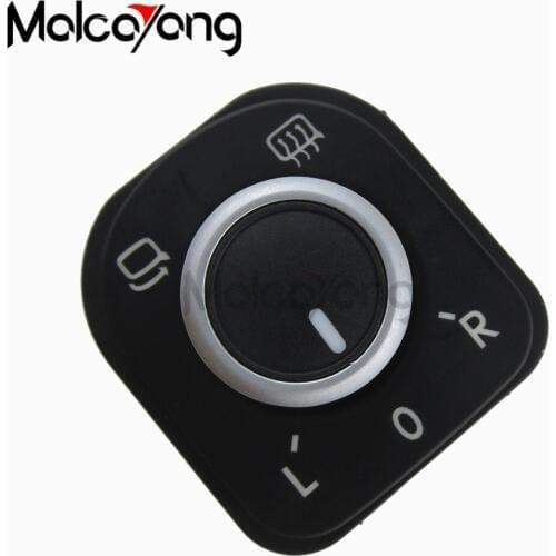 Chrome Mirror Adjust Knob Switch For V-W J-etta Golf G-TI MK5 MK6 5ND959565A 5K0959565 Replacement Parts Switches P16