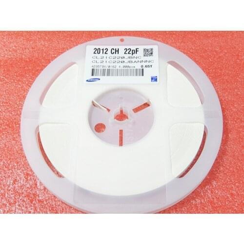 CL21C220JDCNCNC 0805 22pF 200V C0G ±5% CL21C220JBANNWC CL21C220JBANNNC CL21C220JBANFNC 0805 22pF 50V C0G ±5% Chip capacitors