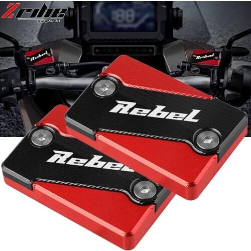 For Honda Rebel 300 250 Rebel 500 CMX 500/300/250 2017-2019 18 ront Brake Fluid Reservoir Cover Cap Motorcycle Accessories