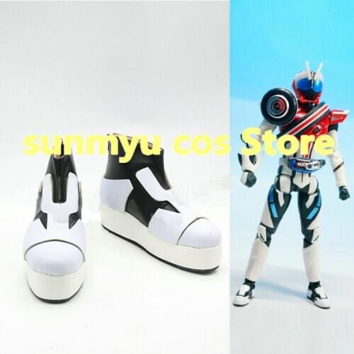 Customize,Free Shipping! Kamen Rider Masked Rider Mach Boots Shoes Cosplay Custom Size Halloween