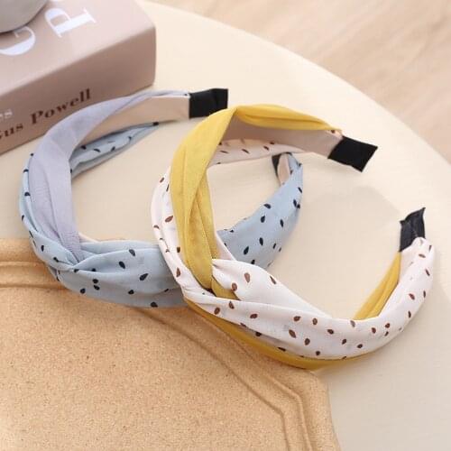 New Net yarn Point Dot Hair Bands For Women Hair Hoop Knot Headband Make Up Hair Accessories FG067