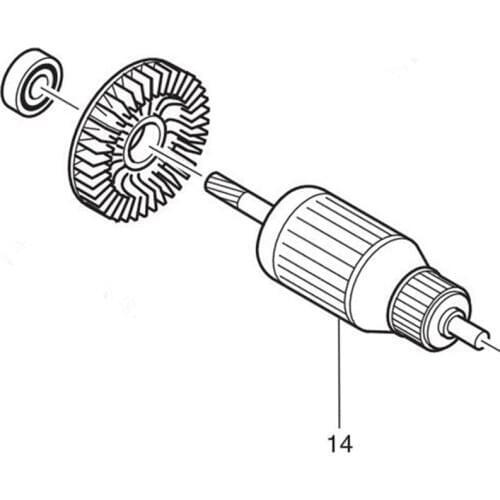 Genuine Armature 220V For Makita 518833-4 6410