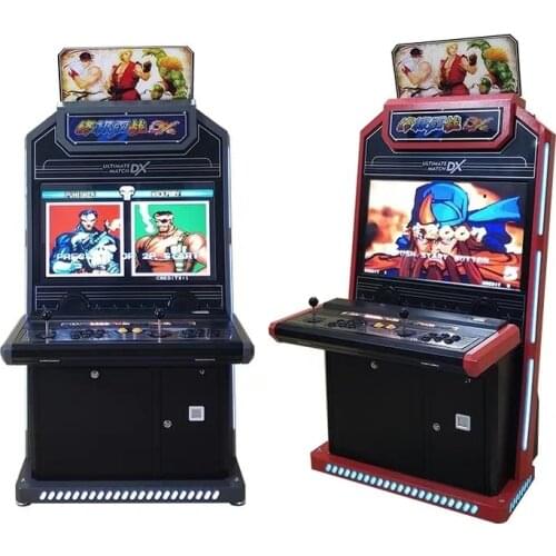 Popular 2 Players 32 Inch Coin Operated Ultimate Battle Fighting Game Machine For Arcade Room