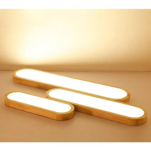 Remote control Ceiling Lights Wooden decorative ceiling lamps panels For Living Room Bedroom lamp deckenleuchten