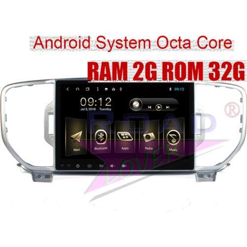 Roadlover Android 8.1 Car Multimedia Player Radio For KIA SportageR 2015 Stereo GPS Navigation Autoradio Magnitol 2 Din NO DVD