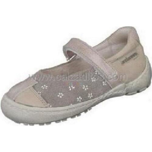 Mary Janes shoes Queen light gray fur, Andanines