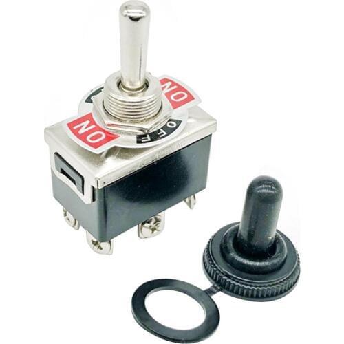 SPDT AC 15A 125V 3 Position On/Off/On Toggle Switch DIY Car Modification Parts Car Accessories