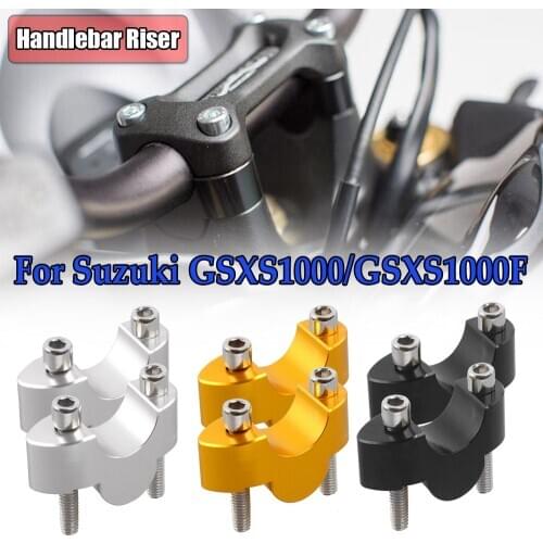 CNC Motorcycle Bar Clamps Handlebar Handle Bar Risers 20mm For Suzuki GSXS1000 GSXS1000F GSX S1000 S1000F 2015 2016 2017 2018