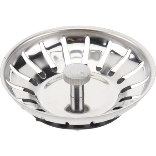 1pc Sink Strainer Garbage Mesh Stainless Steel Premium Plug Drain Cover Kitchen Drain Catcher