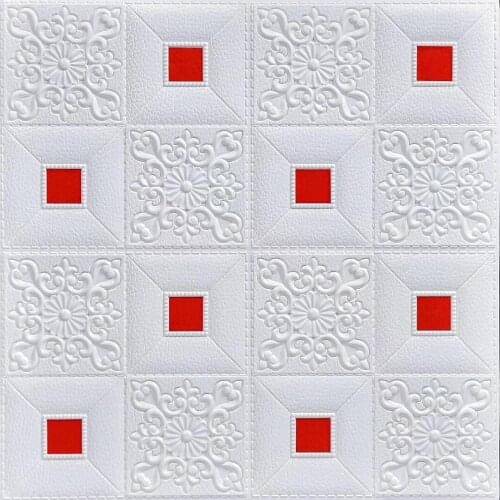 10pcs 3D Wood Sticker DIY Waterproof Foam Self-Adhesive Wallpaper For Kids Room Kitchen Roof Ceiling Background Wall Decals