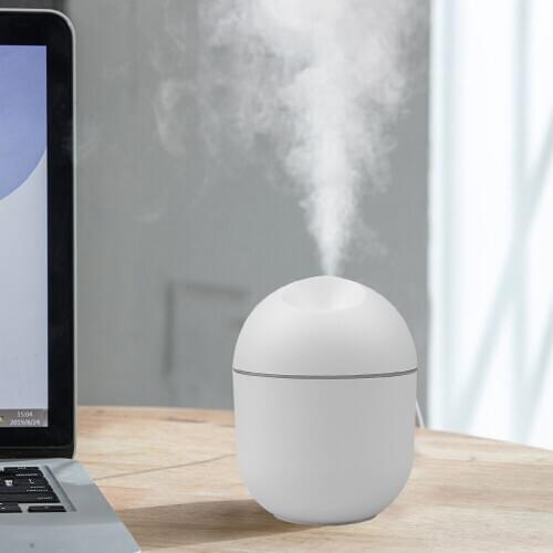 220ML The Piggy Humidifier Ultrasonic Mini Aroma Essential Oil Diffuser For Home Car USB Mist Maker With LED Night