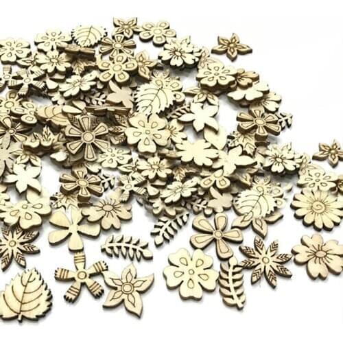 50Pcs/Pack Kids DIY Handmade Drawing Painting Craft Multipurpose Wooden Graffiti Toys Handcraft Early Education Souptoys