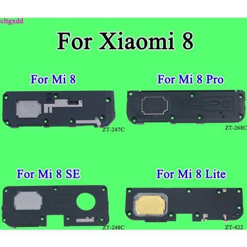 Cltgxdd 1pcs New Rear Loud Speaker Sound Compatible For Xiaomi Mi 8 Pro 8SE 8 Lite Buzzer Ringer Loudspeaker Module Connector