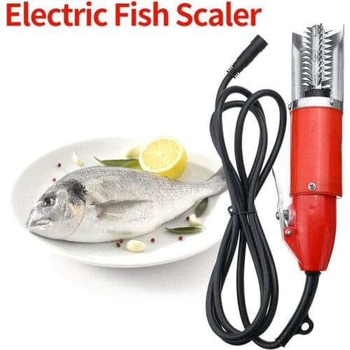 120W Portable Cordless Electric Fish Scaler Fish Scale Scraper Easy Fish Stripper Scale Remover Cleaning Tool Waterproof