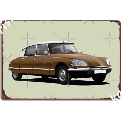 Ds Illustration Brown Metal Plaque Poster Cinema Kitchen Custom Plaques Mural Tin Sign Poster