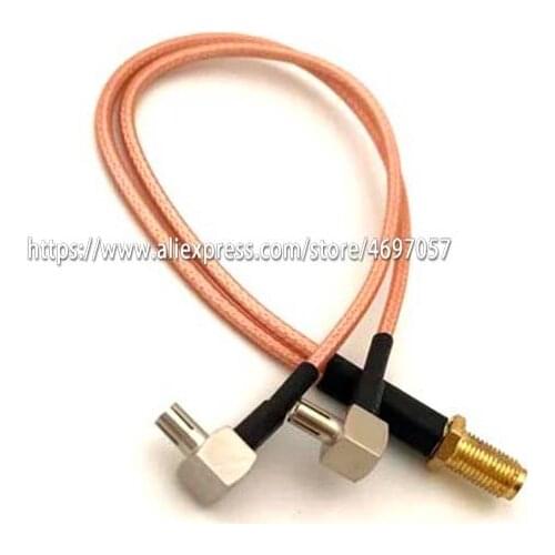 SMA Female to Y Type TS9 Splitter Combiner Pigtail Cable RG316 20CM