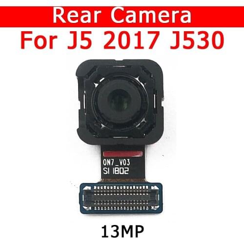 Original Rear Back Camera For Samsung Galaxy J5 2017 J530 Main Big Backside Camera Module Replacement Spare Parts
