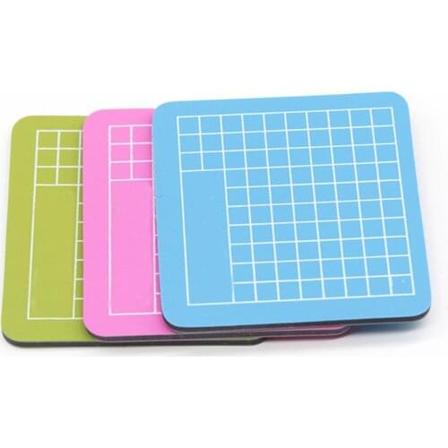 1pc 6x6cm Mini Cutting Pad Kawaii Handmade Template PVC Durable Non-slip Cutting Paper Pad Engraving Art Hand Tool Cutting Board