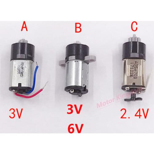 Micro Mini N10 M10 Gear Motor DC2.4V 3V 5V Precision Planetary Gearbox Gear Reducer Motor DIY Robot Smart Car Toy