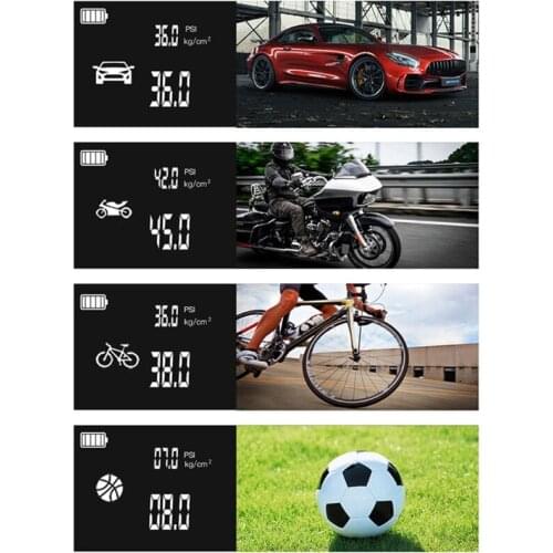 Multipurpose Inflator Tools Light Weight Car Tire Air Pump 12V/1200mAh Wireless Air Compressor Vehicle Accessories