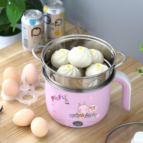 Small electric pot Electric cooker stainless steel multifunctional electric cooker cooker electric cup student dormitory