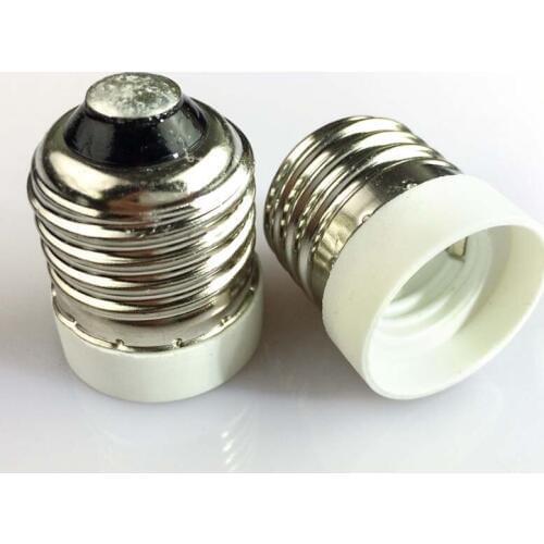 5pcs White PBT Copper E26 E27 to E17 universal tube LED Light Bulb Base Conversion Lamphead Energy Saving Lamp holder Socket