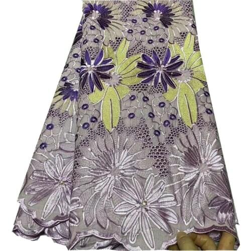 SJ Lace Swiss Voile Lace In Switzerland 2021 High Quality Lace Soft Dubai Fabric Latest Cotton Lace Fabric For Women Dress K3-56