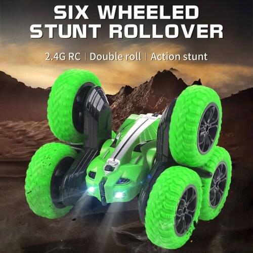 Innovative Design 2.4G Remote Control Six Wheel Skipping And Tumbling Stunt Remote Control Car Children Remote Control Toy Gift