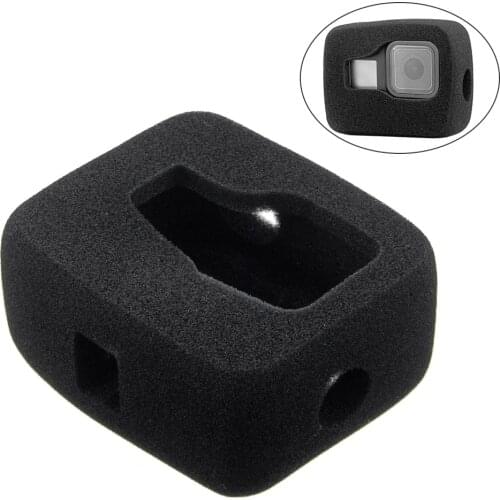 Windshield Wind Foam Cover Wind Noise Reduction Windproof Case Action cameara Black Color for Go Pro Hero 8 Camera Accessories