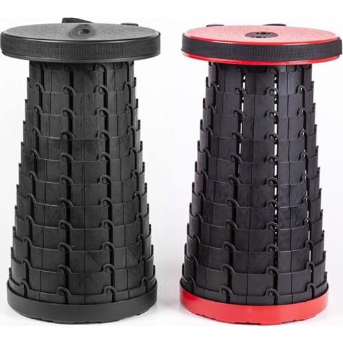 Retractable Stool Folding Chiar Outdoor Portable Stool Folding Chair Camping Stool Convenient Fishing Foldable plastic stool