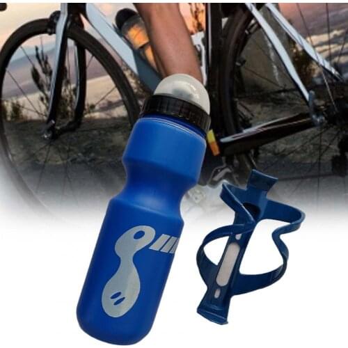 1 Set 750ml Bicycle Bottle Set Sturdy Dustproof Plastic Anti-slid Handle Bicycle Bottle for Men
