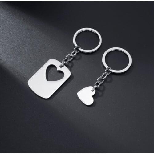 1Pair Couples Keychain Boyfriend Girlfriend Keyring 2021 Husband Anniversary Valentine Day Gift Pinky Promise Women Men KeyChain