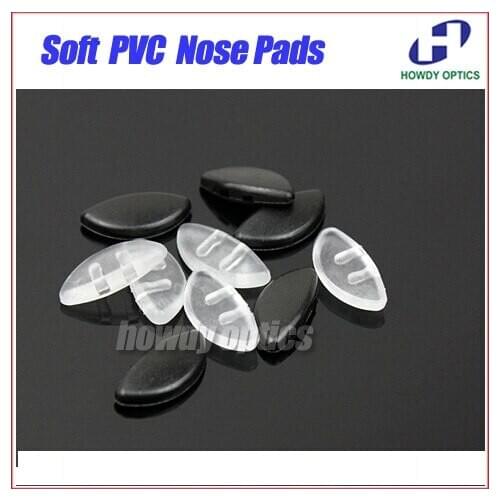 100pcs wholesale Free Shipping Quality soft PVC nose pad for optical eyeglass frames Por sunglasses