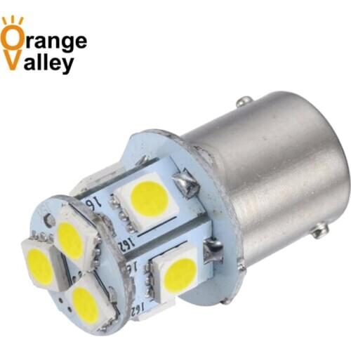 200Pcs Wholesale 1156 BA15S P21W S25 8 LED 5050 SMD Car Brake Lights Turn Signal Lamp Backup Light Auto Bulbs DC 12V/24V