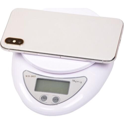 5kg/1g Portable Digital Scale LED Electronic Scales Postal Food Measuring Weight Kitchen LED Electronic Scales