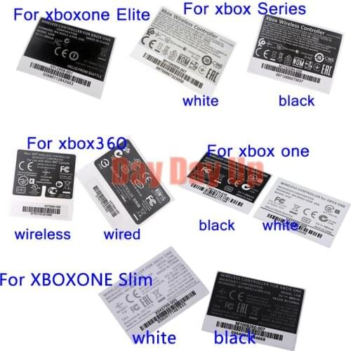1pcs Replacement Wired Wireless Back Lable Serial Sticker Laser stickers Label Seals For Xbox360 xbox 360 Controller