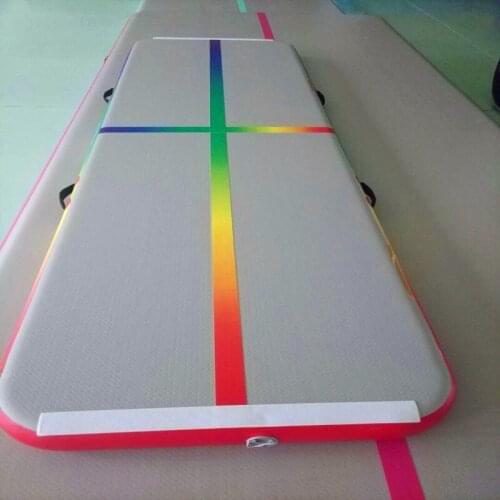 Free Shipping 0.6-3m Inflatable Gymnastics AirTrack Tumbling Air Track Floor Trampoline for Home Use/Training/Cheerleading/Beach