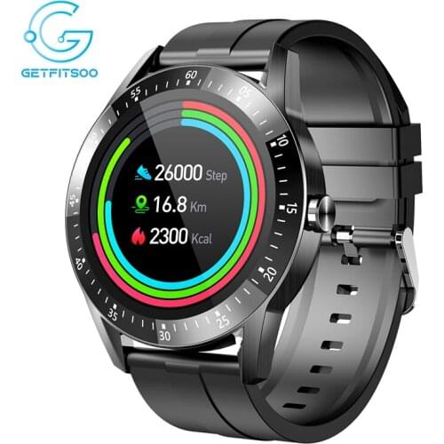 Getfitsoo S11 Fitness Heart Rate Tracker Waterproof Sports Bracelets Men Women Sedentary Remind Blood Pressure Measurement Watch
