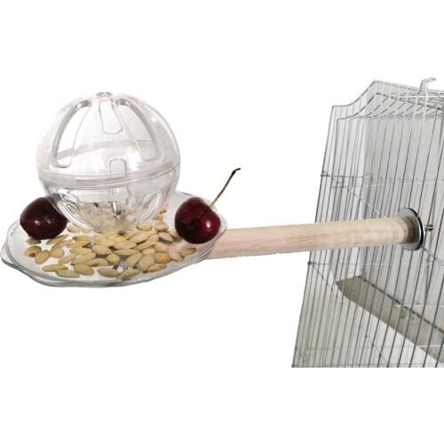 Pet Bird Toy Parrot Foraging Maker Feeding Toy Foraging Ball Stand Stick Foraging Combination Educational Toy