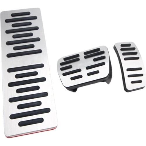 TTCR-II Aluminum Alloy Car Pedal Cover Accelerator Gas Pedal Foot Pedals Cover for AUDI A3 2018+ Interior Decoration Accessories