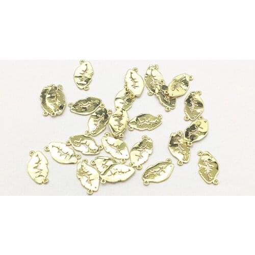 New Arrival! 15x8mm 50pcs 18K Real Gold Plating Oval Connector for Handmade Necklace/Earring DIY Parts Jewelry Accessories