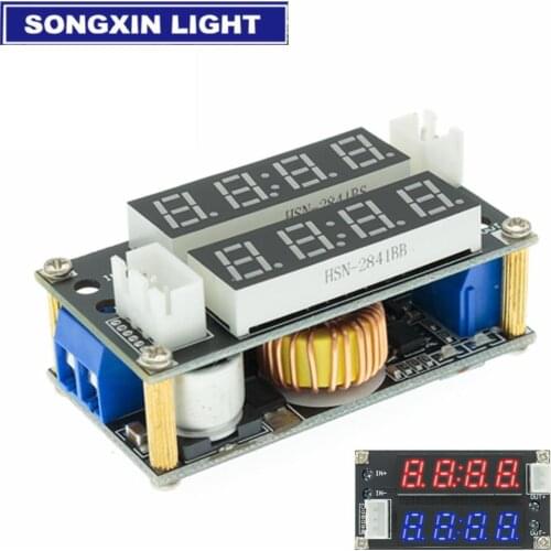 XL4015 5A Adjustable Power CC/CV Step-down Charge Module LED Driver Voltmeter Ammeter Constant current constant voltage