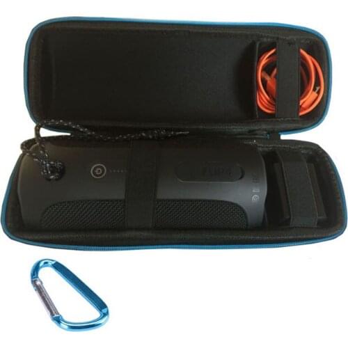 Portable EVA Travel Carrying Zipper Box Storage Box Protective Bag Case For JBL Flip 3 Flip3/4 Bluetooth Speaker