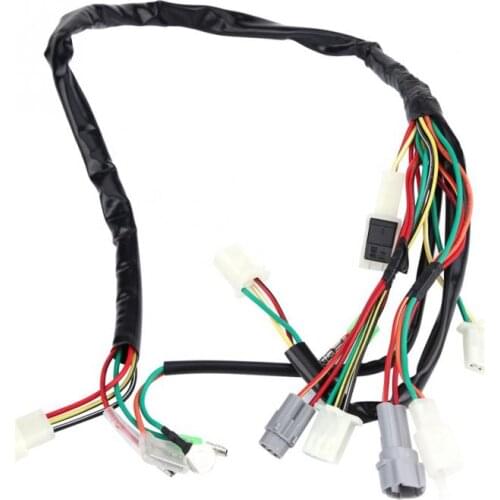 Motorcycle Replacement Wire Wiring Harness Assembly for Yamaha PW50 Car-styling Wire Harness Motor Accessories car wires