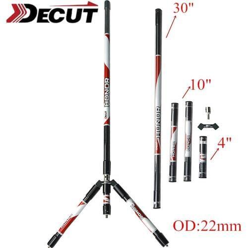 1Set Stabilizer Balance Bar Carbon Balance Rod Stabilizer Damping Compound Recurve Bow Auxiliary For Hunting Archery Accessories