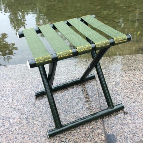 Outdoor Hiking Travel Portable Chair Super Strong Folding Stool Heavy Duty Seat