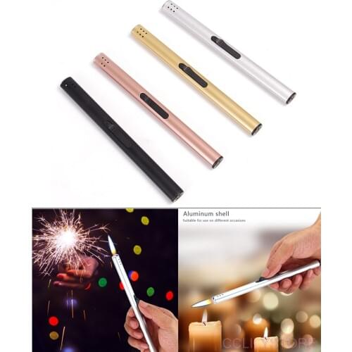 1pcs Outdoor BBQ Windproof Candle Lighter Portable Gas Lighters Kitchen Stove Ignition (NO GAS)
