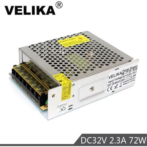 Universal DC 32V Power supply Switch 2.3A 72W Driver Transformer 110V 220V AC TO DC32V SMPS for LED Light CNC CCTV Stepper Motor