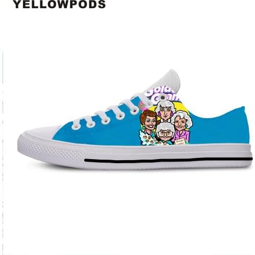 Shoes Woman White Platform Golden Squad Goals The Golden Girls Cool Pride Unisex Casual Feminino Zapatos De Mujer Zapatillas