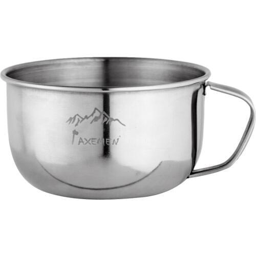 178ml Camping Milk Cup Drink Coffee Kitchen Dining Tea Water Travel Mug Wide Mouth & Handle Grip for Kids Student